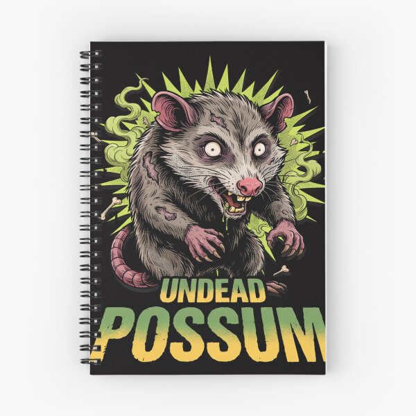Item preview, Opossum Undead Creature Zombie Creepy with Zom-Bones designed and sold by OurFunnyDesigns.