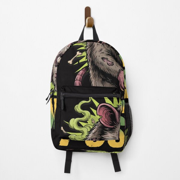 Artikelvorschau, Opossum, untotes Wesen, Zombie, gruselig mit Zom-Knochen entworfen und verkauft von OurFunnyDesigns.