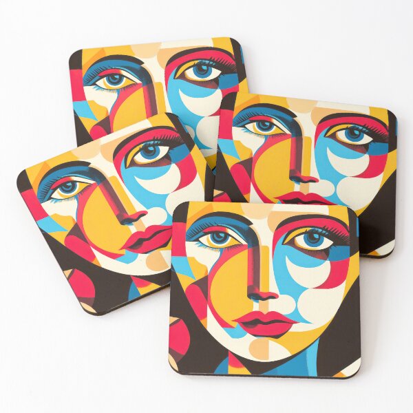Item preview, Nothing Left To Lose: Abstract Face Cubism-Style  designed and sold by DEC02.
