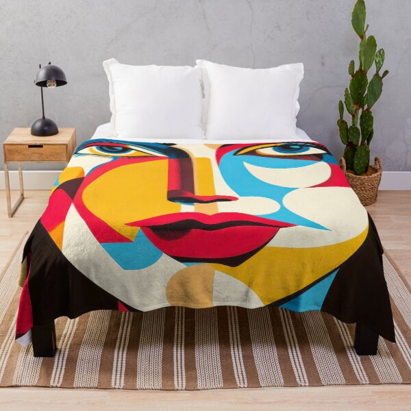 Item preview, Nothing Left To Lose: Abstract Face Cubism-Style  designed and sold by DEC02.
