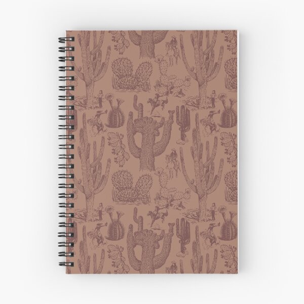 Item preview, Western Cactoile with Cowgirls in Pantone Mocha Mousse designed and sold by YesterdayColl.