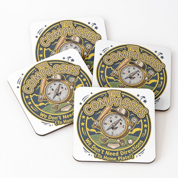 Item preview, Compasses (gold) designed and sold by anesthesiabrain.
