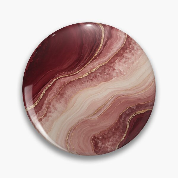 Item preview, Burgundy Rose Agate Marble Waves designed and sold by TrendPulseCo.