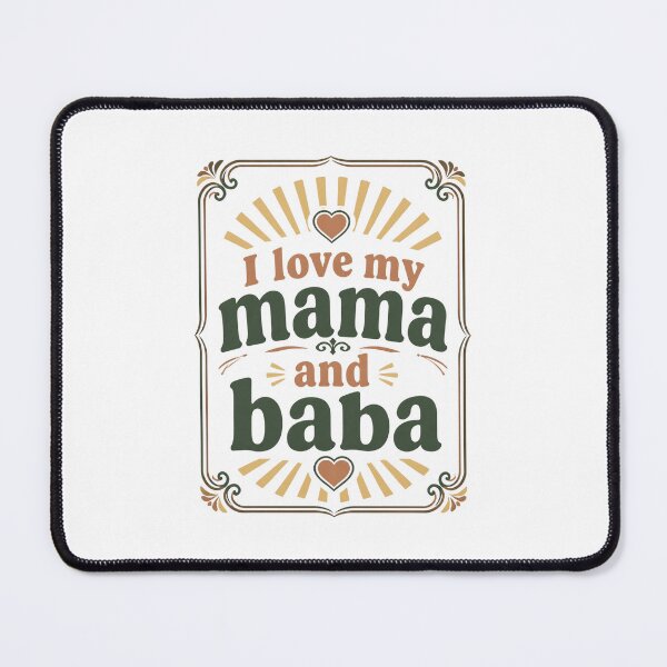 Item preview, I love my mama and baba designed and sold by NurAliDesigns.