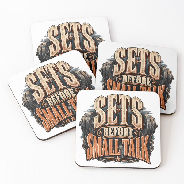 Item preview, Sets Before Small Talk Gym Humor designed and sold by FZ Studio .