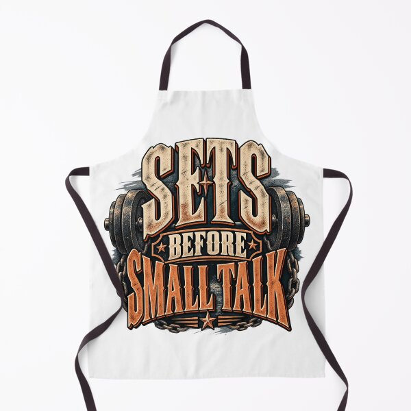 Item preview, Sets Before Small Talk Gym Humor designed and sold by FZ Studio .
