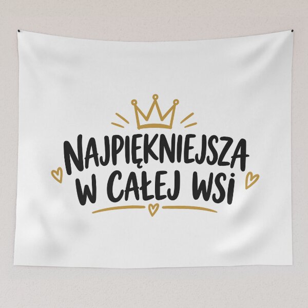 Item preview, Najpiękniejsza W Całej Wsi designed and sold by PRINTIONAL.