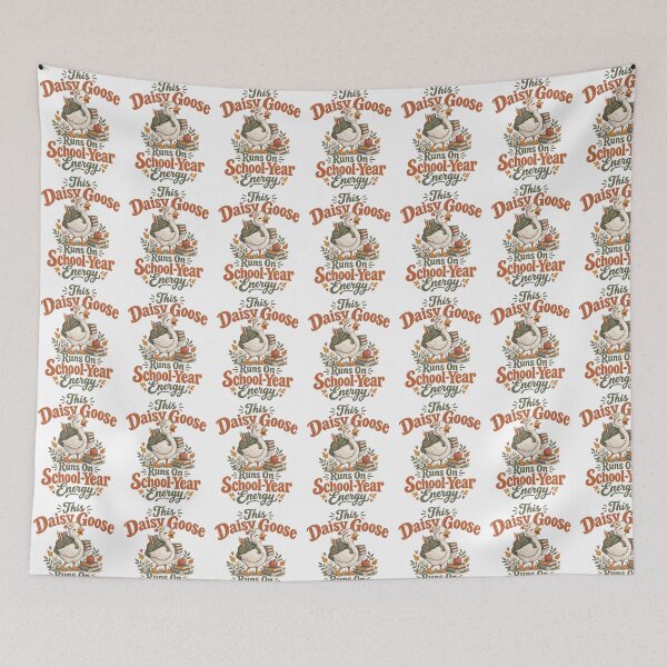 Item preview, Daisy Goose Runs on School Year Energy designed and sold by FaithArt777.