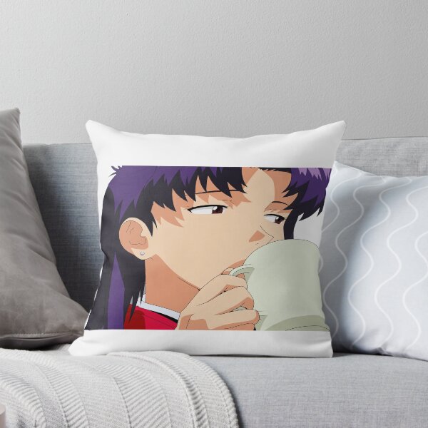 Item preview, Misato drinking coffe designed and sold by Migi-Desu.