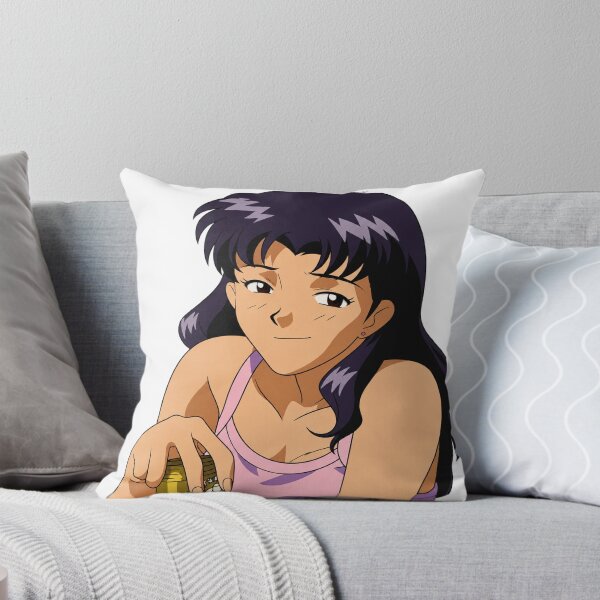 Item preview, Misato drinking one beer designed and sold by Migi-Desu.