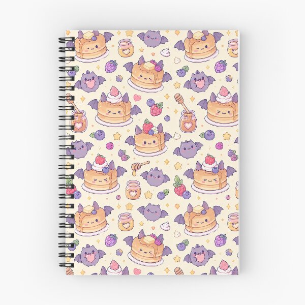 Item preview, Kawaii Bat Pancake Pattern designed and sold by Soft Berry Studio.