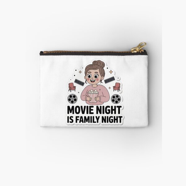 Item preview, Movie Night Family Quote Art designed and sold by NiftyWrx.