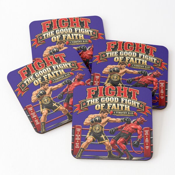 Item preview, Fight the Good Fight of Faith, Boxing Version designed and sold by TheBibleStop.