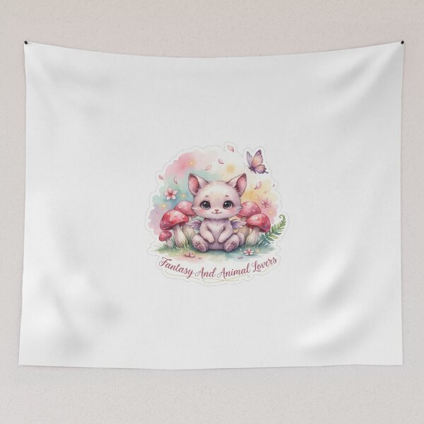 Item preview, Fantasy Creature with Floating Petals designed and sold by NiftyWrx.