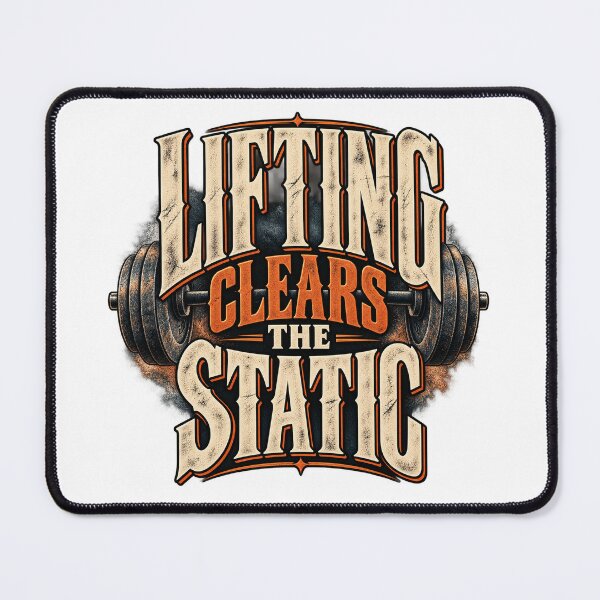 Item preview, Lifting Clears The Static Gym Design designed and sold by FZ Studio .