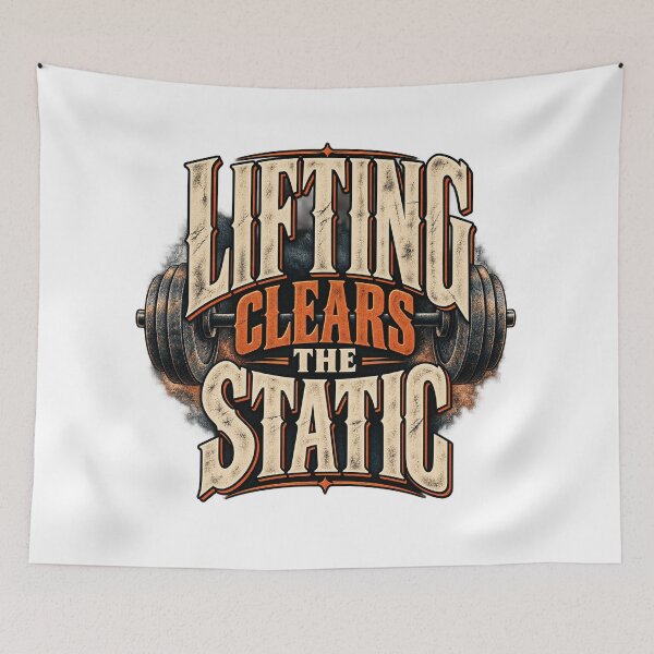 Item preview, Lifting Clears The Static Gym Design designed and sold by FZ Studio .
