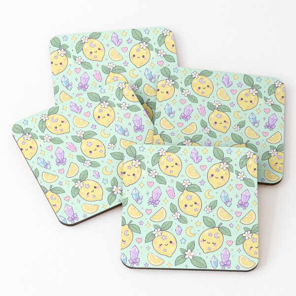 Item preview, Kawaii Magic Lemon Pattern designed and sold by Soft Berry Studio.