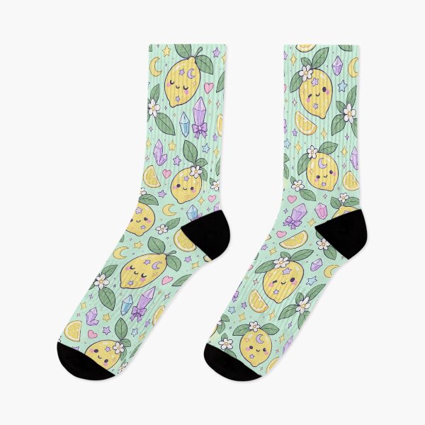 Item preview, Kawaii Magic Lemon Pattern designed and sold by Soft Berry Studio.
