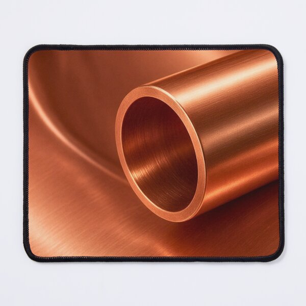 Item preview, Brushed Copper Metallic Industrial Texture Pipe designed and sold by PhoceaWallpaper.