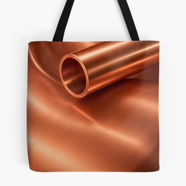 Item preview, Brushed Copper Metallic Industrial Texture Pipe designed and sold by PhoceaWallpaper.
