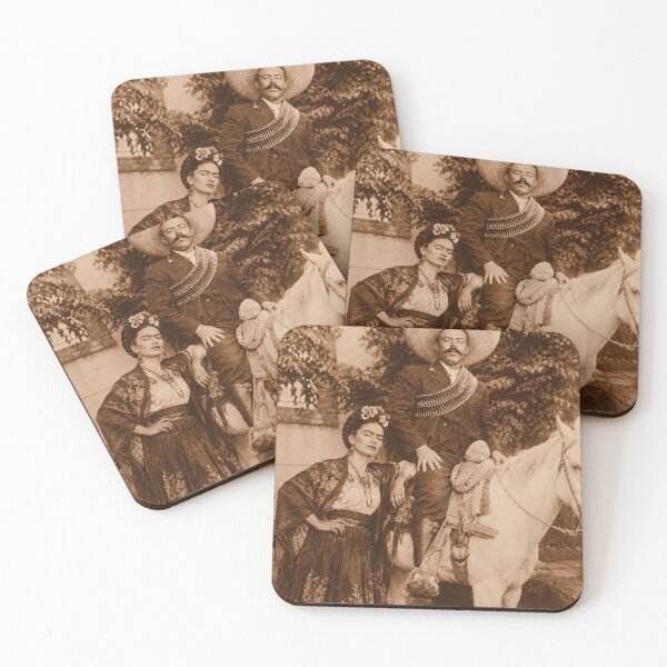 Item preview, Sepia Vintage Photo Frida & Pancho Villa designed and sold by reggiemercedes.
