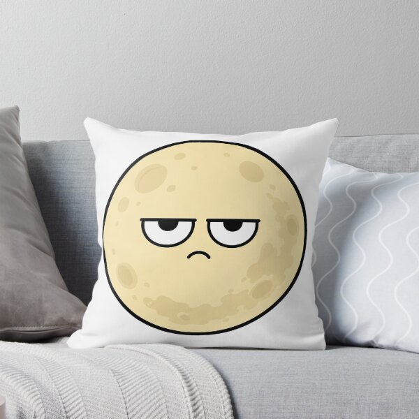Item preview, Grumpy Full Moon Resting Bitch Face Cartoon designed and sold by Bitchy Little Things.