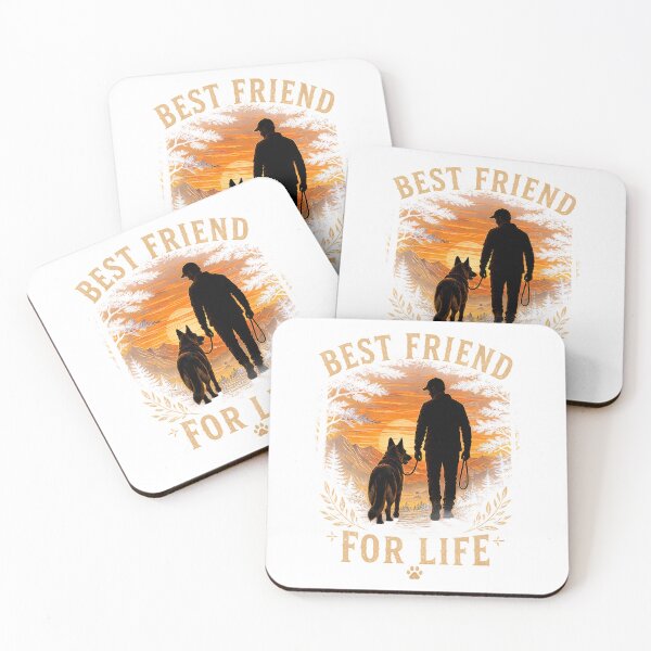 Item preview, Best Friend For Life German Shepherd Sunset Mountain Vintage designed and sold by DYAFLK.