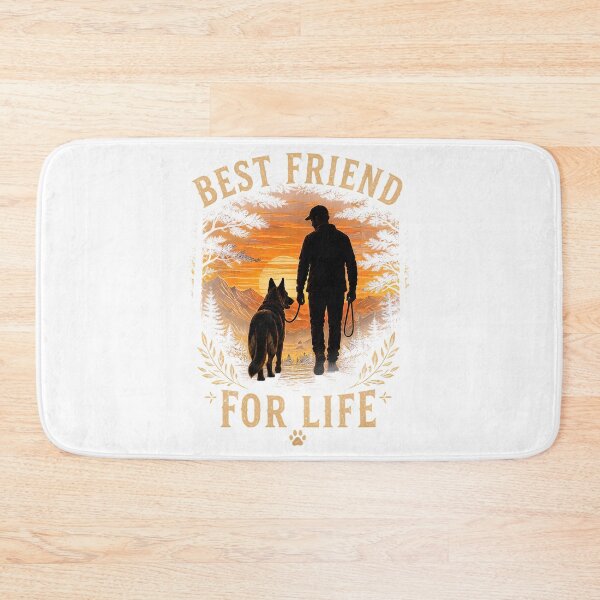 Item preview, Best Friend For Life German Shepherd Sunset Mountain Vintage designed and sold by DYAFLK.