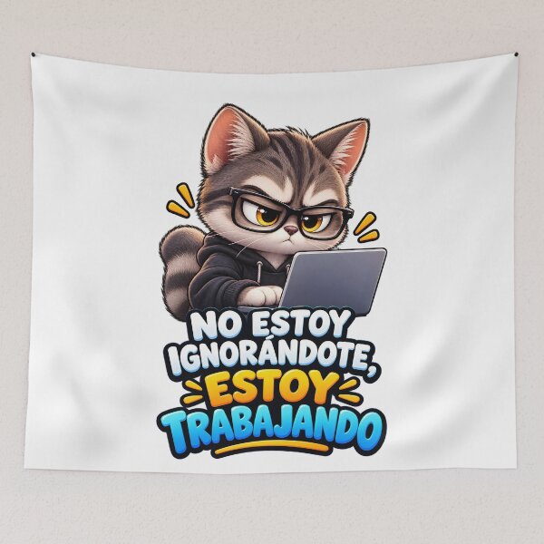 Item preview, Grumpy cat on laptop: I'm not ignoring you designed and sold by LINSSEX Style • Urban & Sport Streetwear.