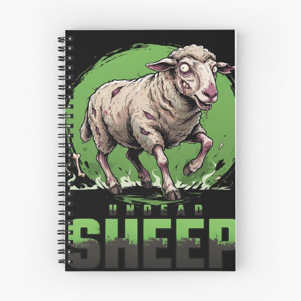 Item preview, Sheep Undead Creature Zombie Creepy Horror  designed and sold by OurFunnyDesigns.