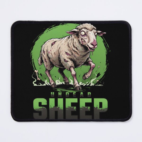 Item preview, Sheep Undead Creature Zombie Creepy Horror  designed and sold by OurFunnyDesigns.