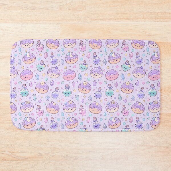 Item preview, Kawaii Magic Donut Potion Pattern designed and sold by Soft Berry Studio.