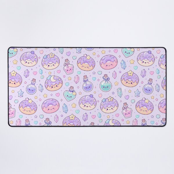 Item preview, Kawaii Magic Donut Potion Pattern designed and sold by Soft Berry Studio.