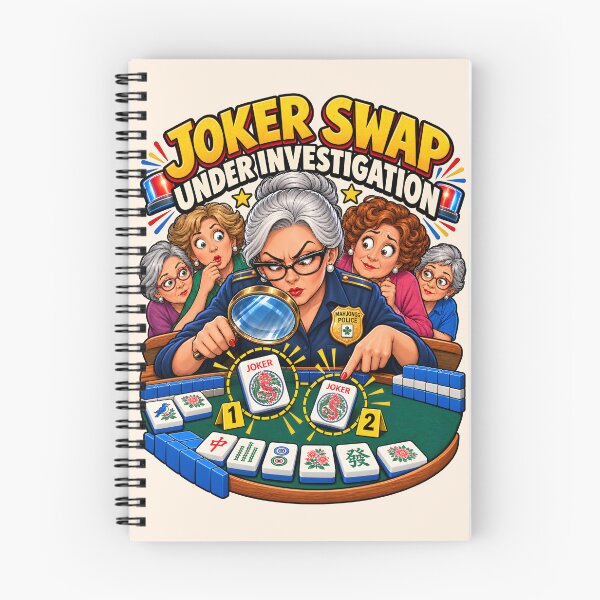 Item preview, Mahjong Joker Swap Investigation Funny Game Night Gift designed and sold by WearVerse440.