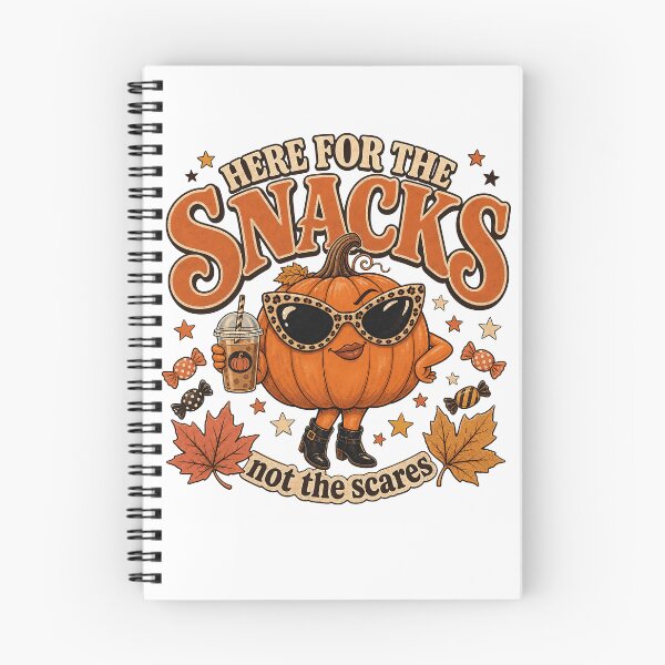 Item preview, Here for the Snacks Not the Scares – Funny Pumpkin Halloween designed and sold by webpatty.