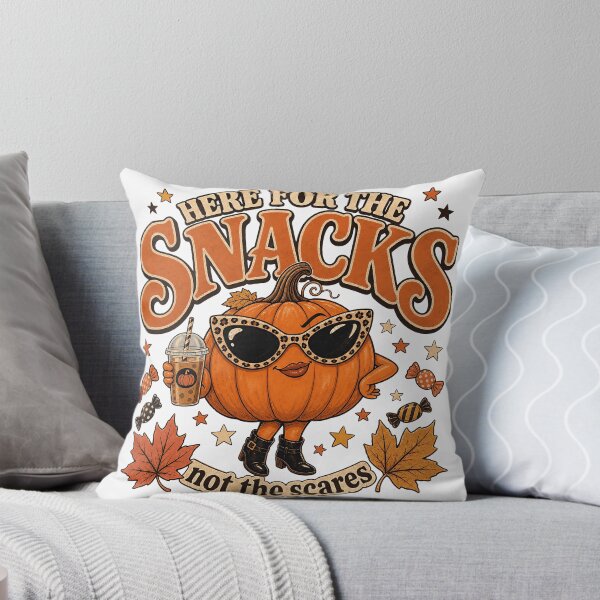 Item preview, Here for the Snacks Not the Scares – Funny Pumpkin Halloween designed and sold by webpatty.