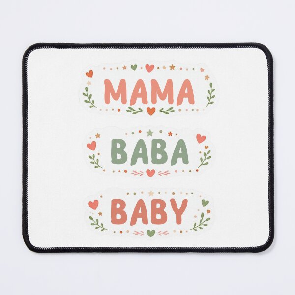 Item preview, Mama, baba and baby designed and sold by NurAliDesigns.