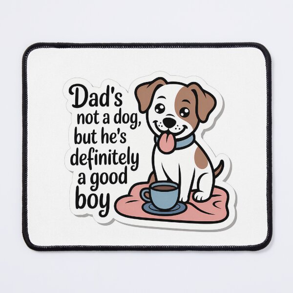 Item preview, Good Boy Quote with Dog Silhouette designed and sold by NiftyWrx.