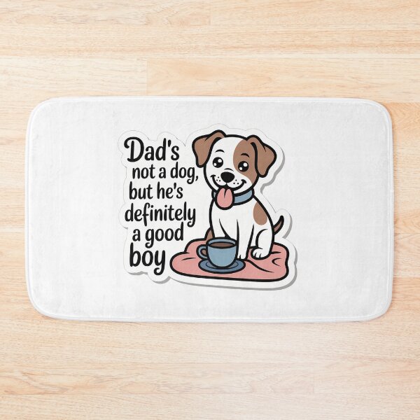 Item preview, Good Boy Quote with Dog Silhouette designed and sold by NiftyWrx.