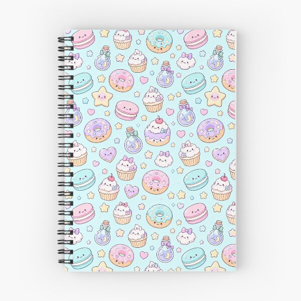 Item preview, Kawaii Celestial Sweets Mix Pattern designed and sold by Soft Berry Studio.