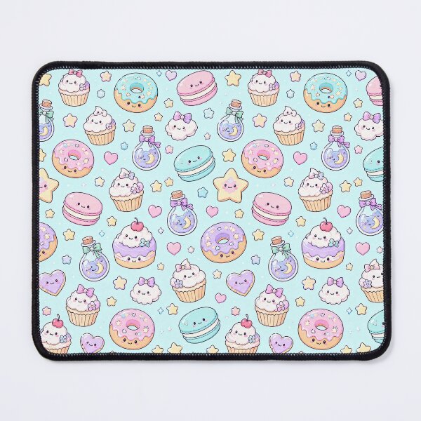 Item preview, Kawaii Celestial Sweets Mix Pattern designed and sold by Soft Berry Studio.