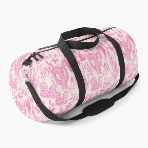 Item preview, Western Cactoile with Cowgirls in Oat Cream + Bubblegum Pink designed and sold by YesterdayColl.