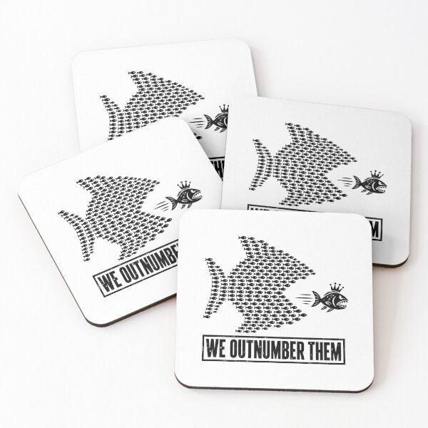 Item preview, We Outnumber Them Big Fish Small Fish Solidarity ProtesT designed and sold by LASTIQUE-dd.