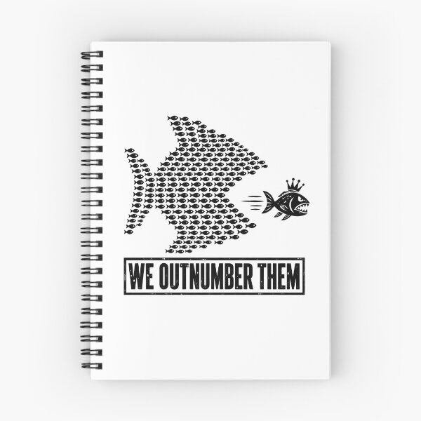 Item preview, We Outnumber Them Big Fish Small Fish Solidarity ProtesT designed and sold by LASTIQUE-dd.