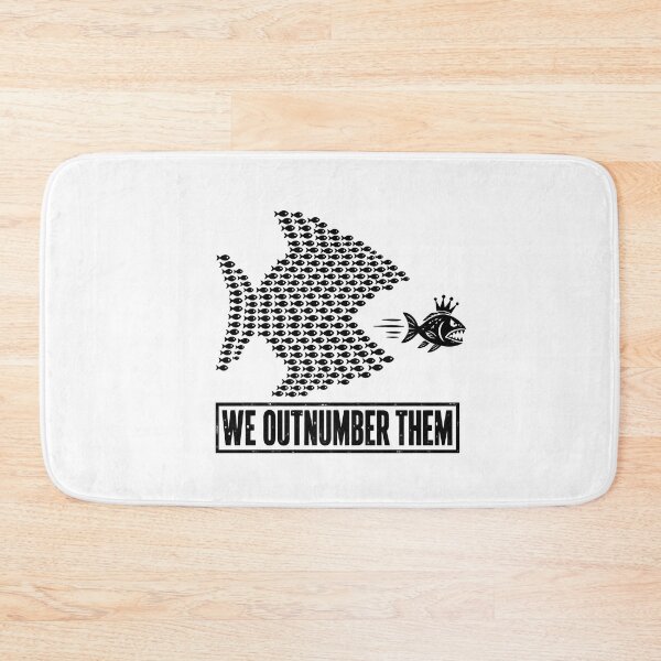 Item preview, We Outnumber Them Big Fish Small Fish Solidarity ProtesT designed and sold by LASTIQUE-dd.