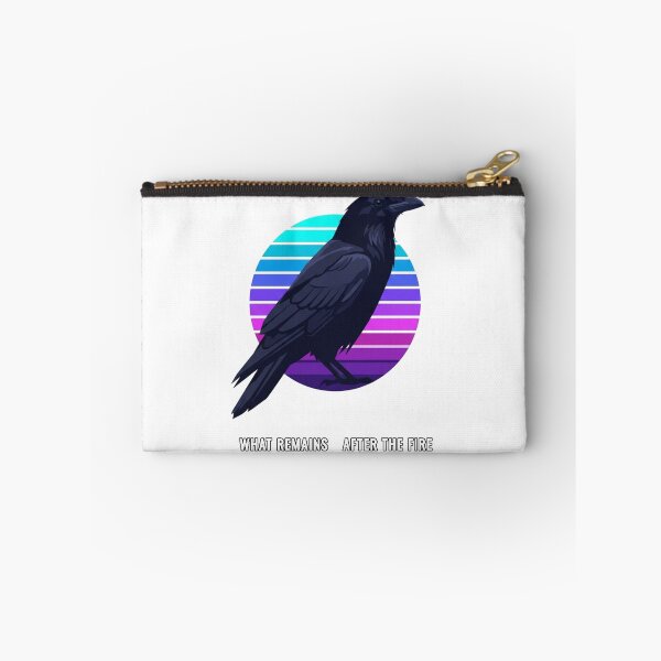 Item preview, Retro Synthwave Raven Art Print & Wall Decor  designed and sold by Wildlife Wonders.