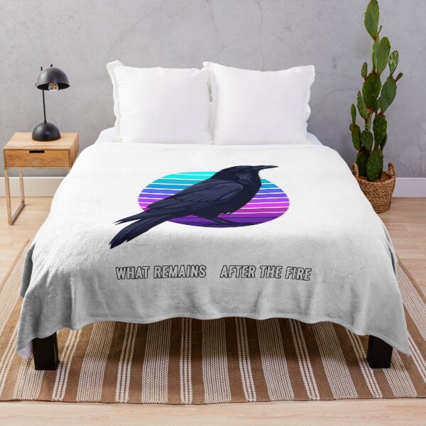 Item preview, Retro Synthwave Raven Art Print & Wall Decor  designed and sold by Wildlife Wonders.
