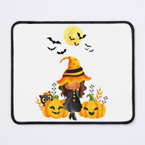 Item preview, Spooky Cute Little Witch Halloween Watercolor Art designed and sold by     Sela Art .