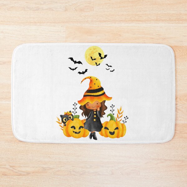 Item preview, Spooky Cute Little Witch Halloween Watercolor Art designed and sold by     Sela Art .