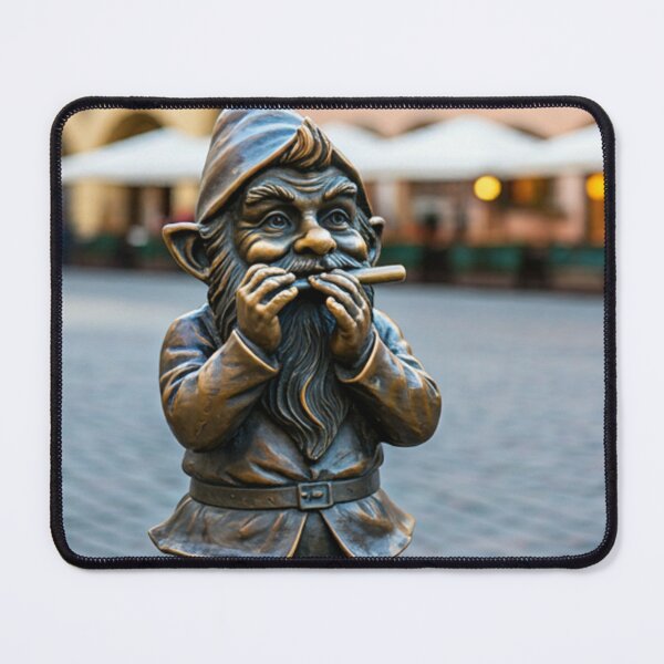 Item preview, Gnome With Flute Art Print – Flute Player Gift, Poland Travel Decor designed and sold by Purrfecta.